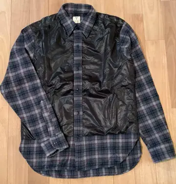 사이 나일론 & 울 소재 셔츠