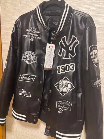 택 포함 새상품!! 뉴욕 양키스 자수 패치 스타디움 점퍼