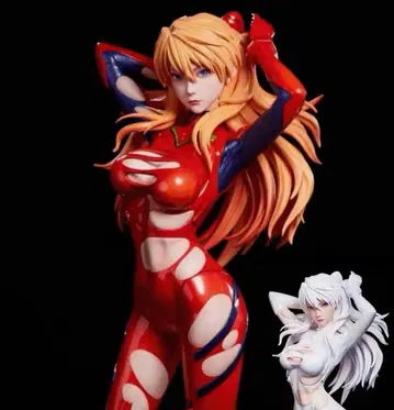 아스카 랑그레이 빨간색 플러그 수트 피규어 약 27cm 에반게리온