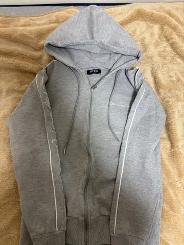 RTEG 풀 집업 후드티 그레이 M 사이즈