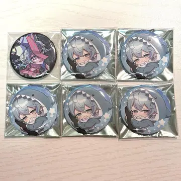 시쿠포니 아메노 코사메 캔뱃지 묶음 판매 네무네무 할로윈