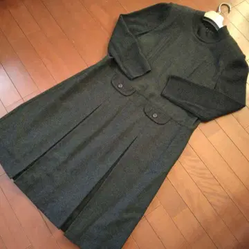 레리안 13 플러스 다크 그레이 긴팔 원피스