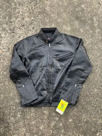 데드스탁 70s 80s 가죽 자켓 NANKAI 플래셔 포함