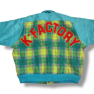K-FACTORY 바시티 자켓 이케다 노부오 80년대  블루종