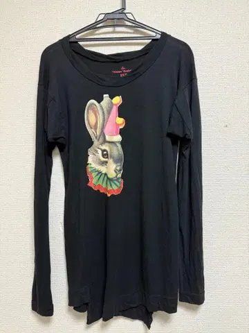 비비안 토끼 프린트 티셔츠 사이즈 3