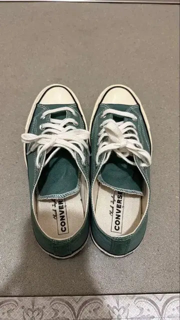 CONVERSE CT70 그린 로우컷 스니커즈
