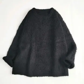 최근 [새상품급] 윔 가젯 에어리 풀오버 야크 혼방 루즈핏 블랙