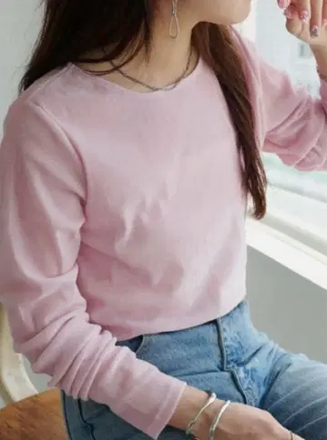 디스코트 플로키 메쉬 롱 슬리브