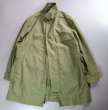 새상품급 COS 코스 롱 라이트 아우터 나일론 코튼 오버 사이즈 L