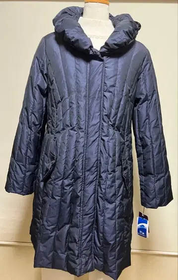 [메르헨88] 후드 부착 네이비 퀼팅 다운 자켓