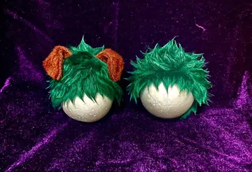 오더 제품 보아 가발 4점 8인치 강아지 귀 고양이 귀