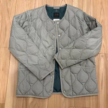 그레이 퀼팅 다운 자켓 M