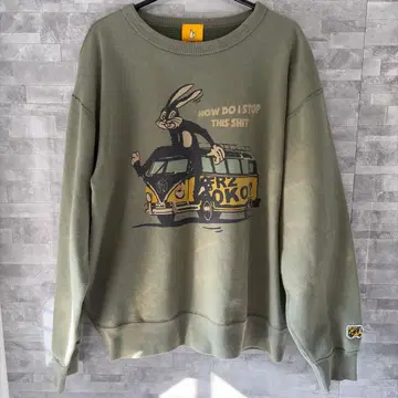 레어 FR2doko? 이동 판매 한정판 풀오버 맨투맨 트레이닝복 M