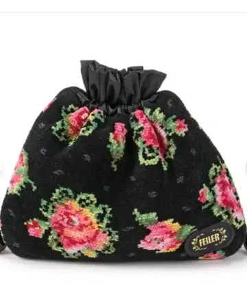 FEILER 레이시 로즈 도트 파우치