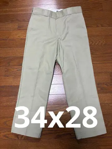 새상품급 디키즈 오리지널 874 워크 팬츠 카키 W34xL28