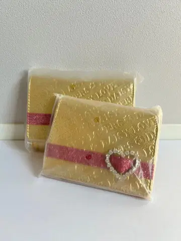 데이지라버즈 골드 지갑 카드 케이스