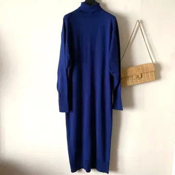 유나이티드 애로우즈 * 부드러운 울 하이 게이지 터틀넥 니트 원피스