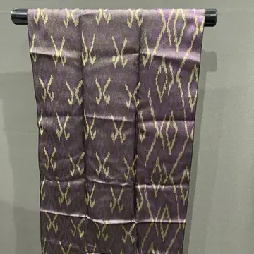 오비 장식 천 세로 금박 순수 실크