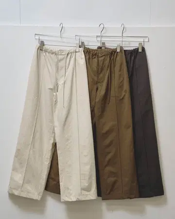 Cotton Easy Pants C/GRY 38