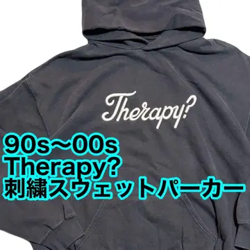90s 00s 당시 Therapy? 맨투맨 후드티 XL 세라피