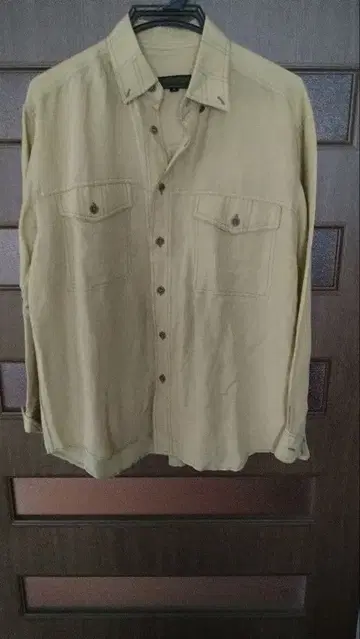 CROSS HAVEN 긴팔 셔츠 M 사이즈 베이지