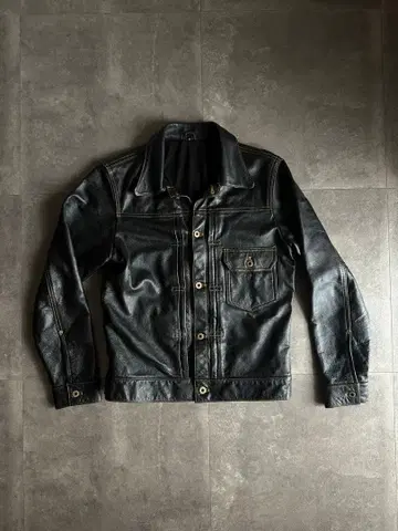 used 1st type leather tracker jacket