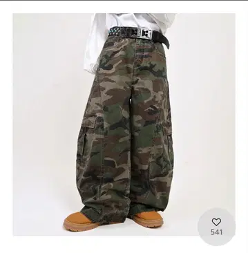 지저인 워시드 벌룬 카모플라쥬 치노