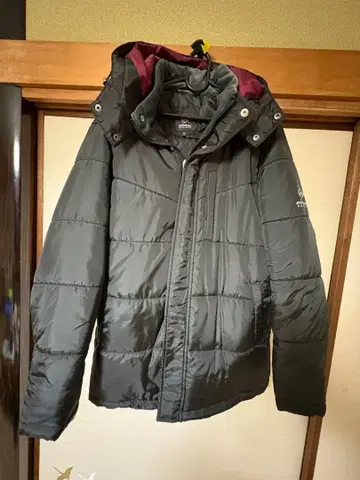 DUNLOP REFINED 블랙 다운 자켓 M