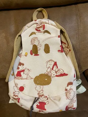 스누피 백팩 SNOOPY 백 스누피 얼굴 모양 냅색