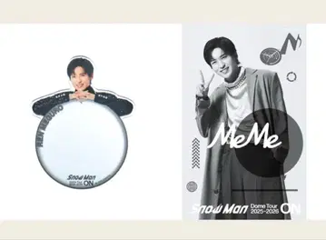 Snow Man 메구로 렌 거울 스티커 클리어 스티커