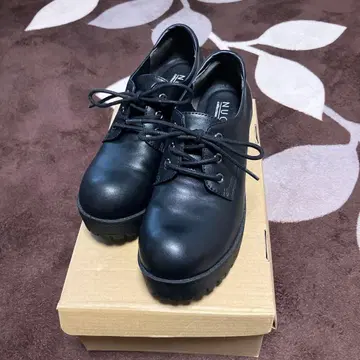 통굽 신발 여성용 블랙 S 사이즈