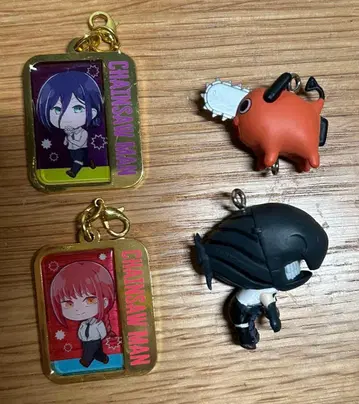 체인소 맨 레제 & 마키마 & 포치타 & 폭탄 키링