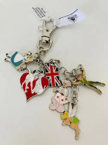 해외 디즈니 멜리 핀즈 피터팬 앨리스 키체인 [ 새상품 ]