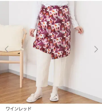 새상품 모리린 가볍고 따뜻한 깃털 랩스커트 무릎담요 다운