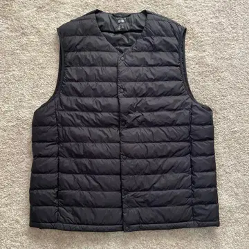 UNIQLO PUFFTECH 다운 베스트 XL 블랙