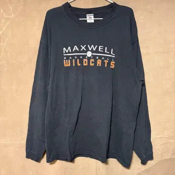 MAXWELL BASKETBALL WILDCATS 롱 슬리브 T셔츠