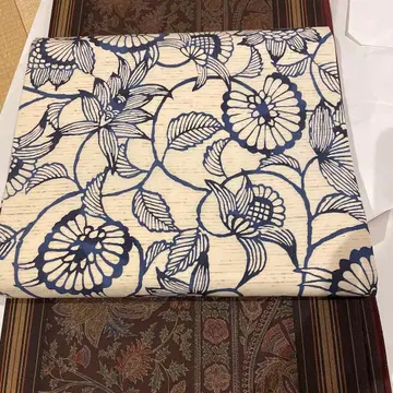 아이젠 에도 베니가타 형염 나고야 오비 컨디션 최상