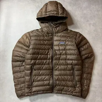 00s Patagonia Down sweater hoody brown