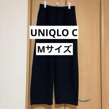[ UNIQLO ] 맨투맨 와이드 팬츠/표시 사이즈 M 사이즈 블랙