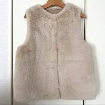 ZARA 리버서블 퍼 베스트 아이보리 ZARA kids