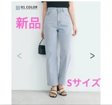 새상품 BASEMENT online 스트레이트 데님 S