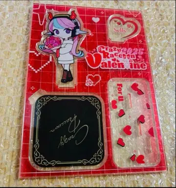 Crazy Raccoon 발렌타인 아크릴 스탠드 selly 셀리