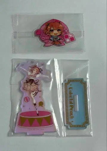 컬러풀 피치 노아님 제일복권 아크릴 스탠드 & 키라푸르 스티커 세트