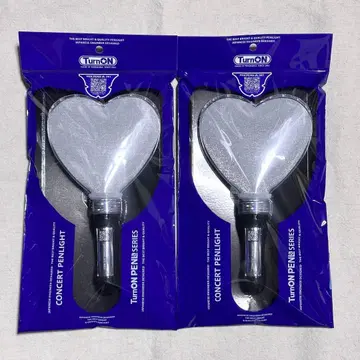 턴온 하트 응원봉 2개 세트