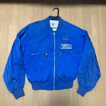 K's GAME 블루 바시티 자켓