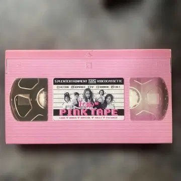 단종 레어 f(x) Pink Tape