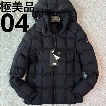 컨디션 최상 XL 타트라스 다운 자켓 제소 2way 집업 블랙