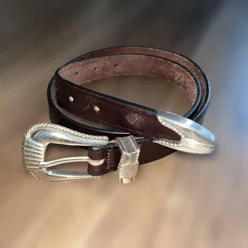 TORY LEATHER / 3-Piece Silver B BELT
