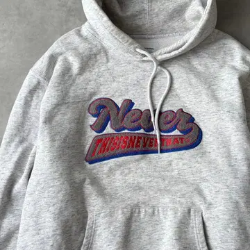 15193 디스이즈네버댓 파일 로고 풀오버 후드티