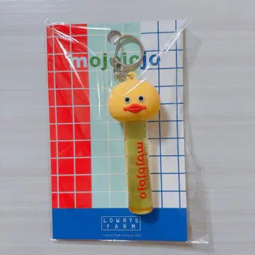 로리즈팜 x mojojojo 립캡 키참 병아리